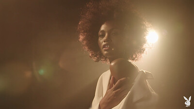 Majestic babe dazzles us with her nubile body and super smooth and ebony skin