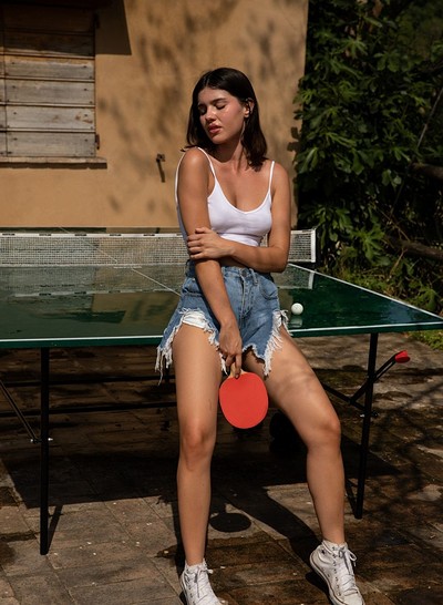 Laura Devushcat in Serving Looks from Playboy