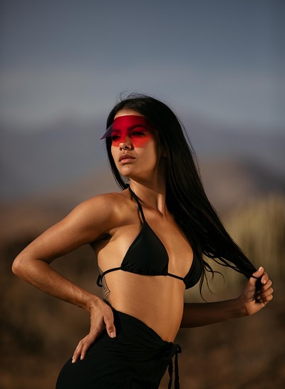 Estefania Pahe in Solar Power from Playboy
