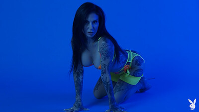 Joanna Angel seductively undresses and showcases her blossomed figure in a manner of a true mistress