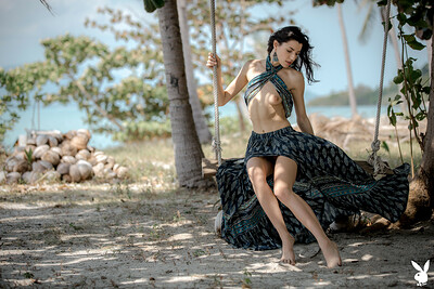 Oksana Oksi in Blissful Breeze from Playboy