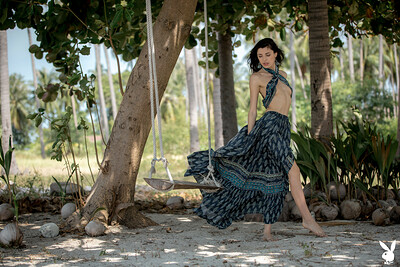Oksana Oksi in Blissful Breeze from Playboy