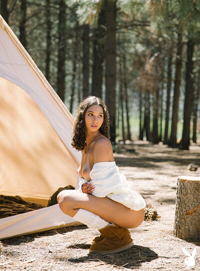 Maia Serena in Tranquil Setting from Playboy