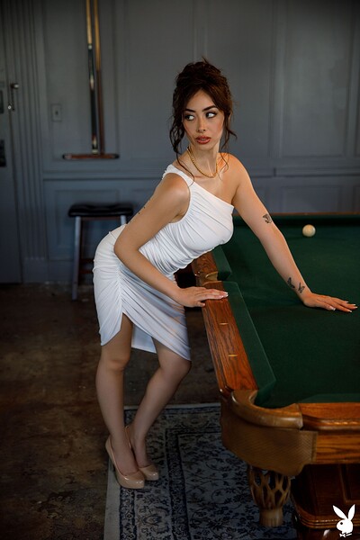 Chloe Surreal in Playboy set Rack 'em Up