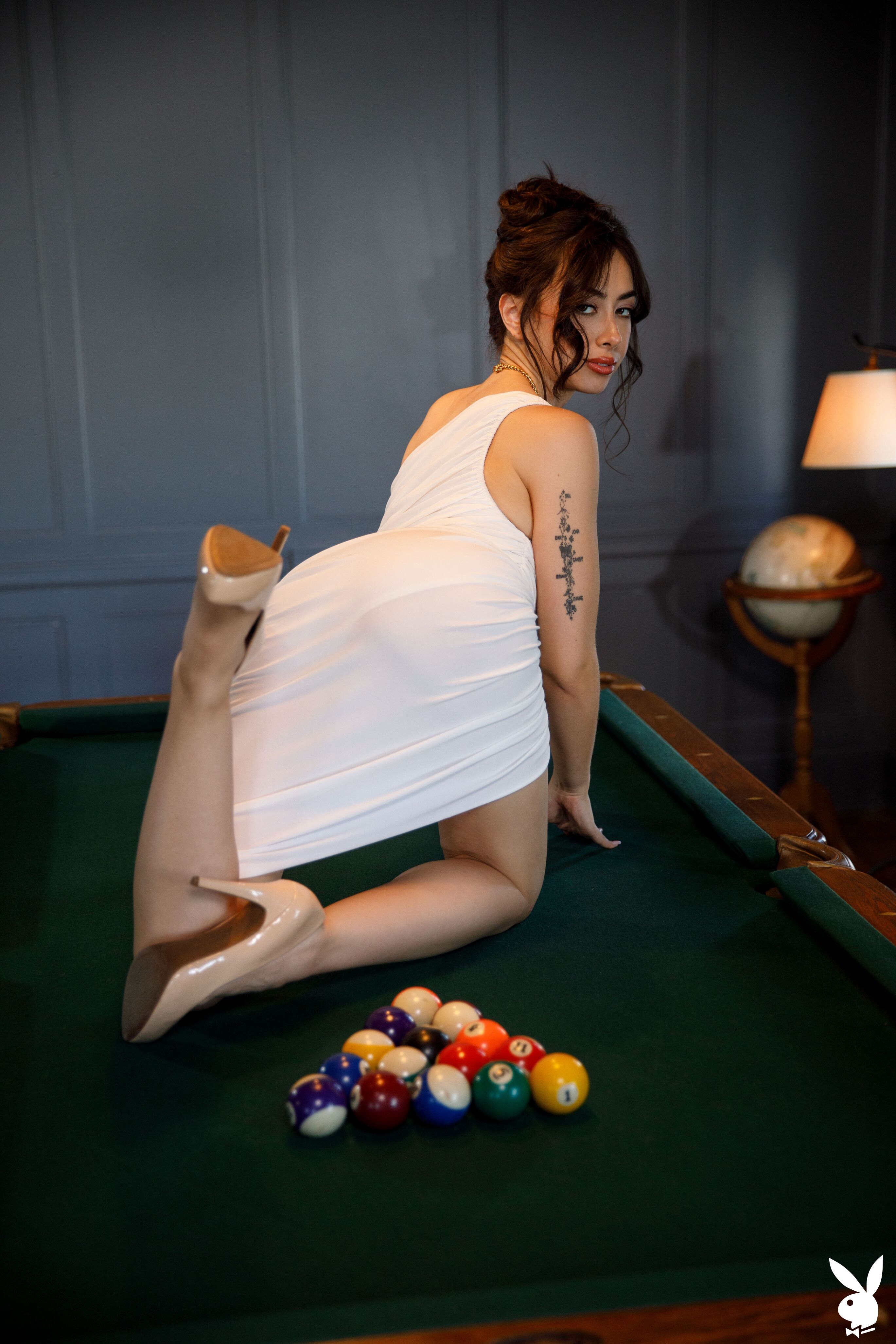 Chloe Surreal in Playboy set Rack 'em Up