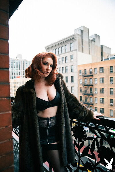 Skye Blue in Skye In The Open from Playboy
